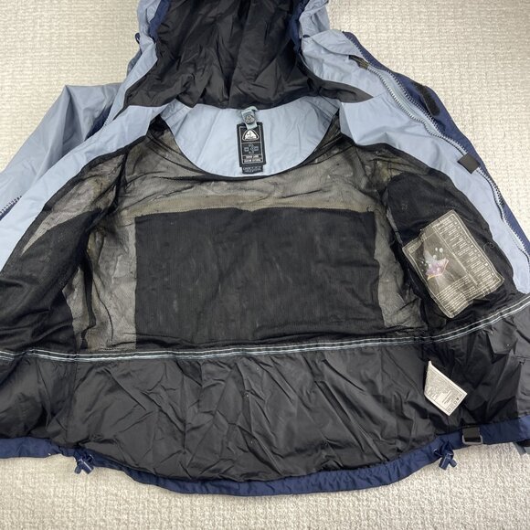 VTG Nike ACG Jacket Men's M Y2K Ski Storm Fit 3 Layer Blue Rain Shell Rare - Picture 11 of 16